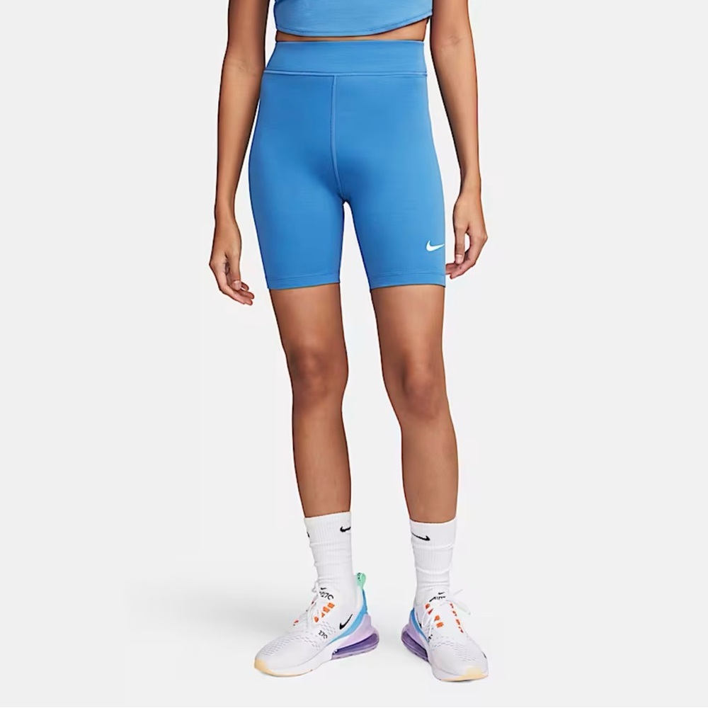 Nike Women's Vibrant Blue Bike Shorts